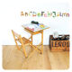 Vintage folding desk