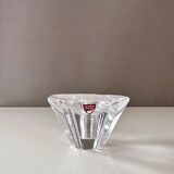 Orrefors Orion candle holder, glass candle holder, scandinavian design