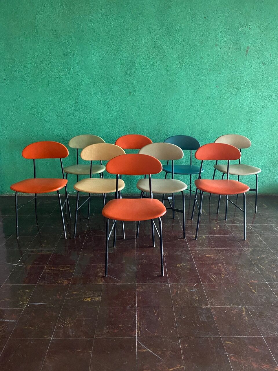 Leather chair - Italian design