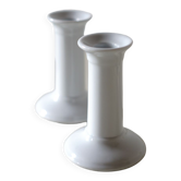 Duo de bougeoir en porcelaine