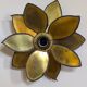 Paire appliques feuilles brutalistes