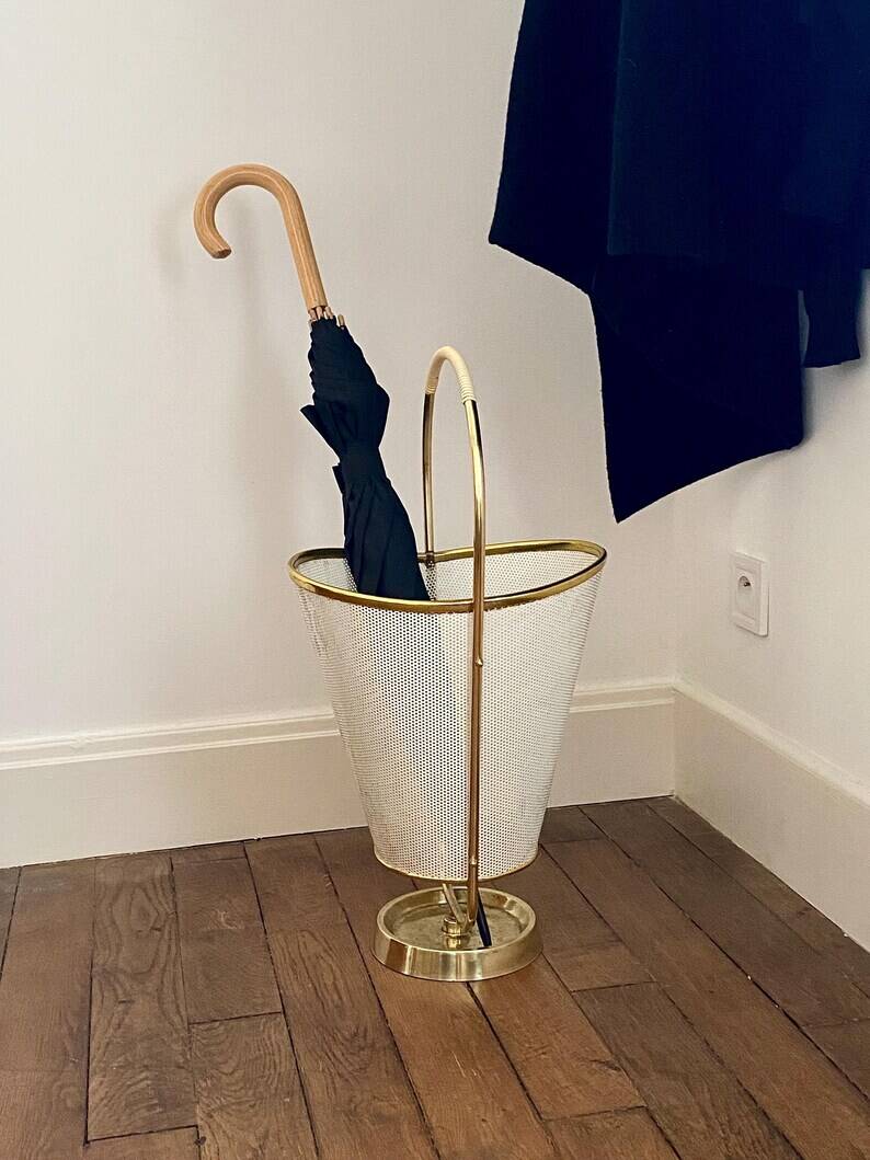 Umbrella stand attributed to Mathieu Matégot, 1950s