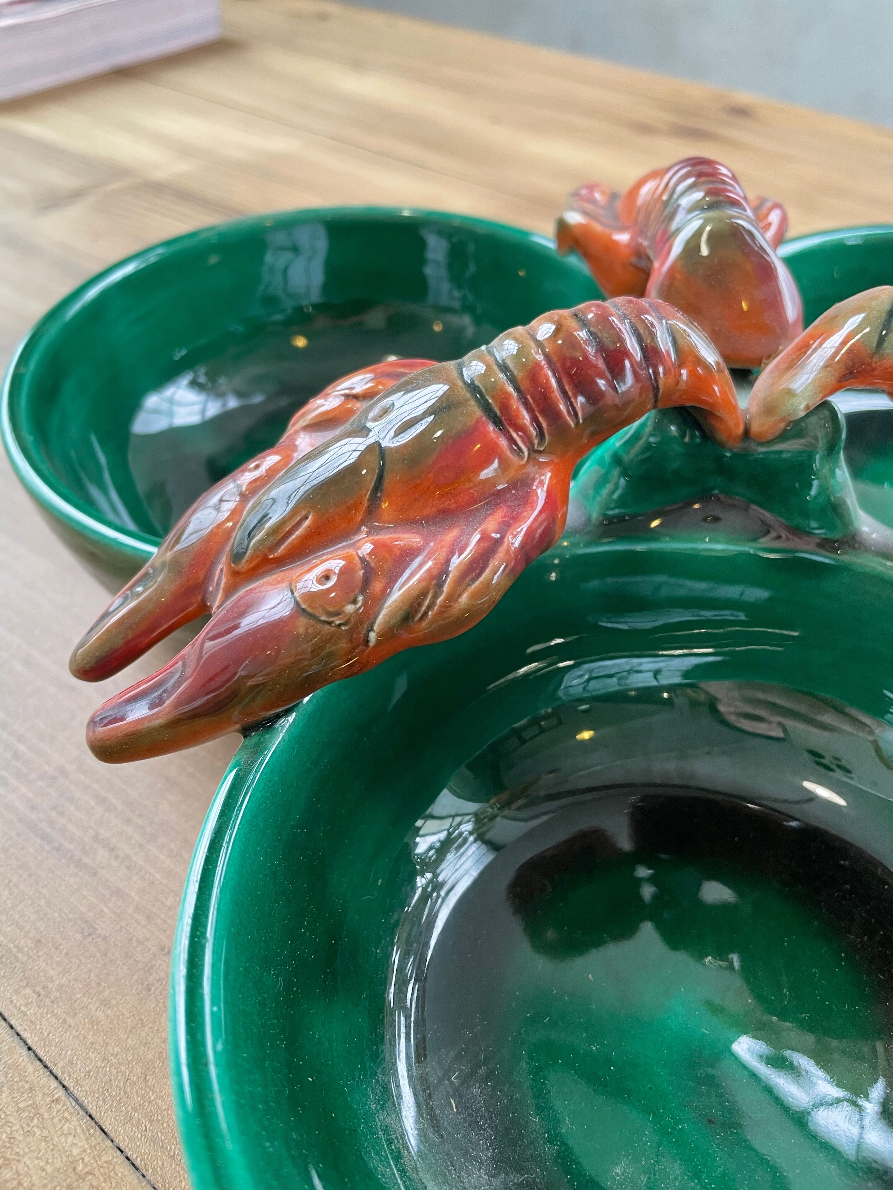 Ceramic dish "lobster"