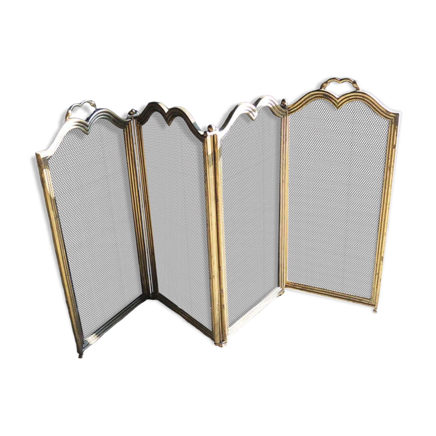 Old 4-Shutter Chimney Firewall