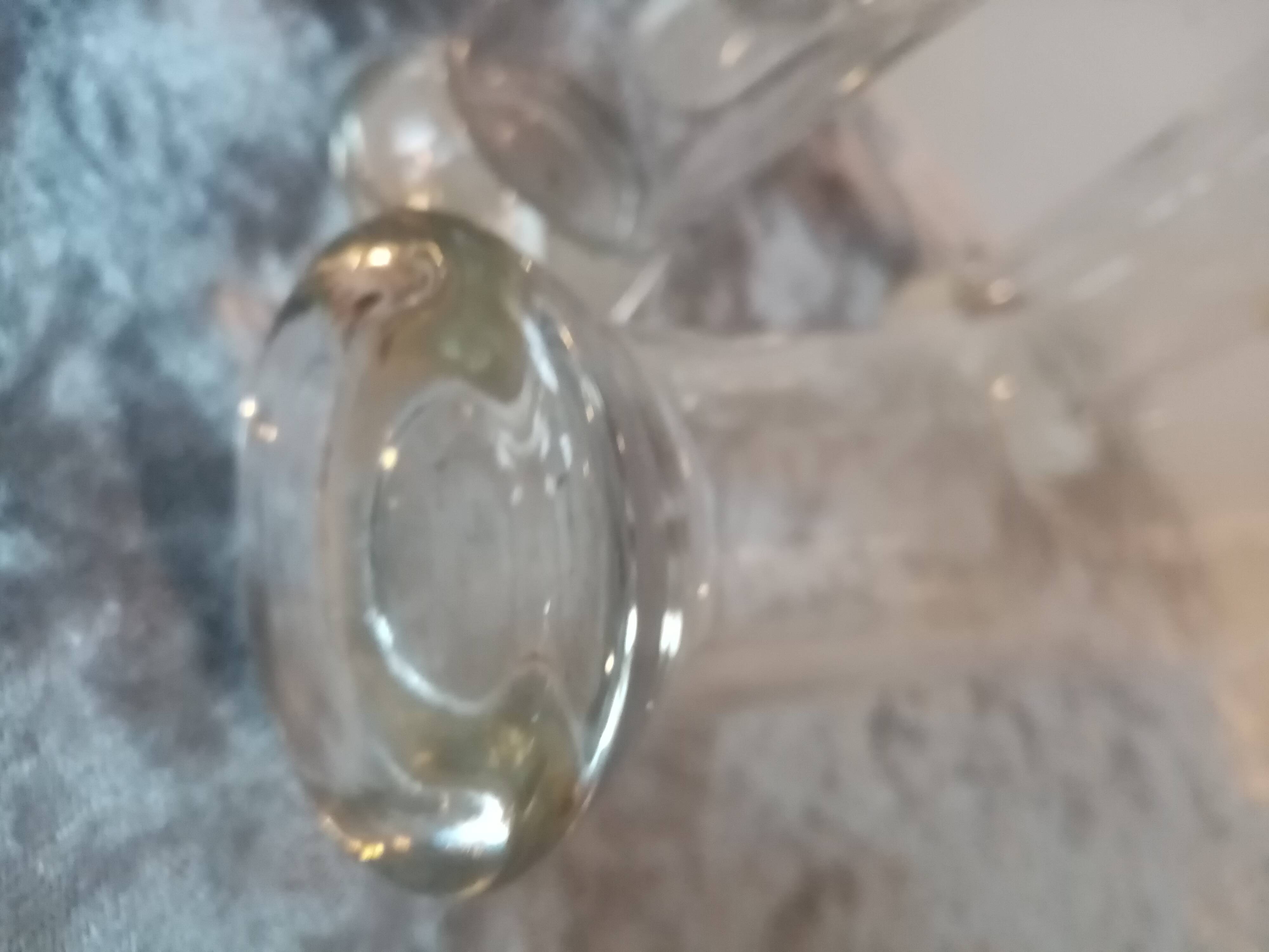 Set of 6 old mouth-blown bistro pastis glasses