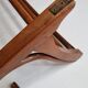 Old wall rack in curved wood, 1900s era