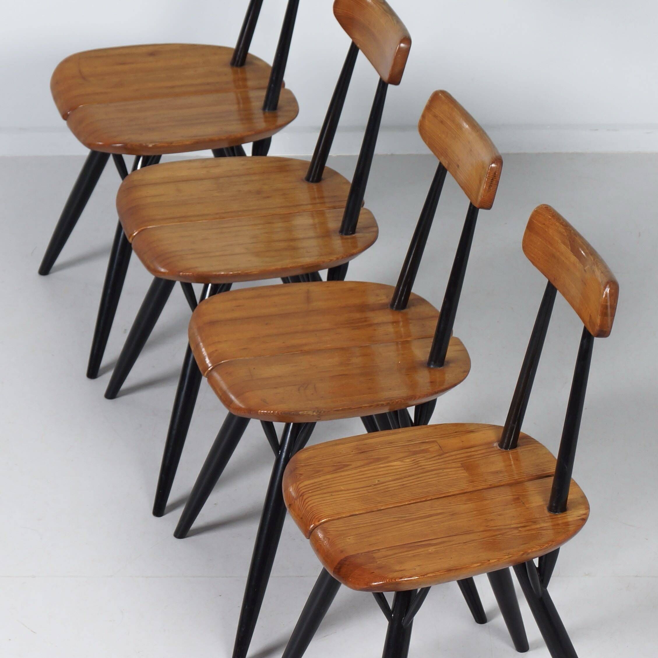 Pirkka dining set by Ilmari Tapiovaara for Asko & Laukaan Puu, 1950s