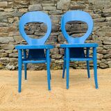 Paire de chaises Baumann modèle mouette