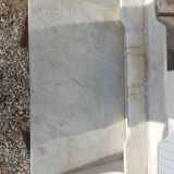Marble and wood dressing table
