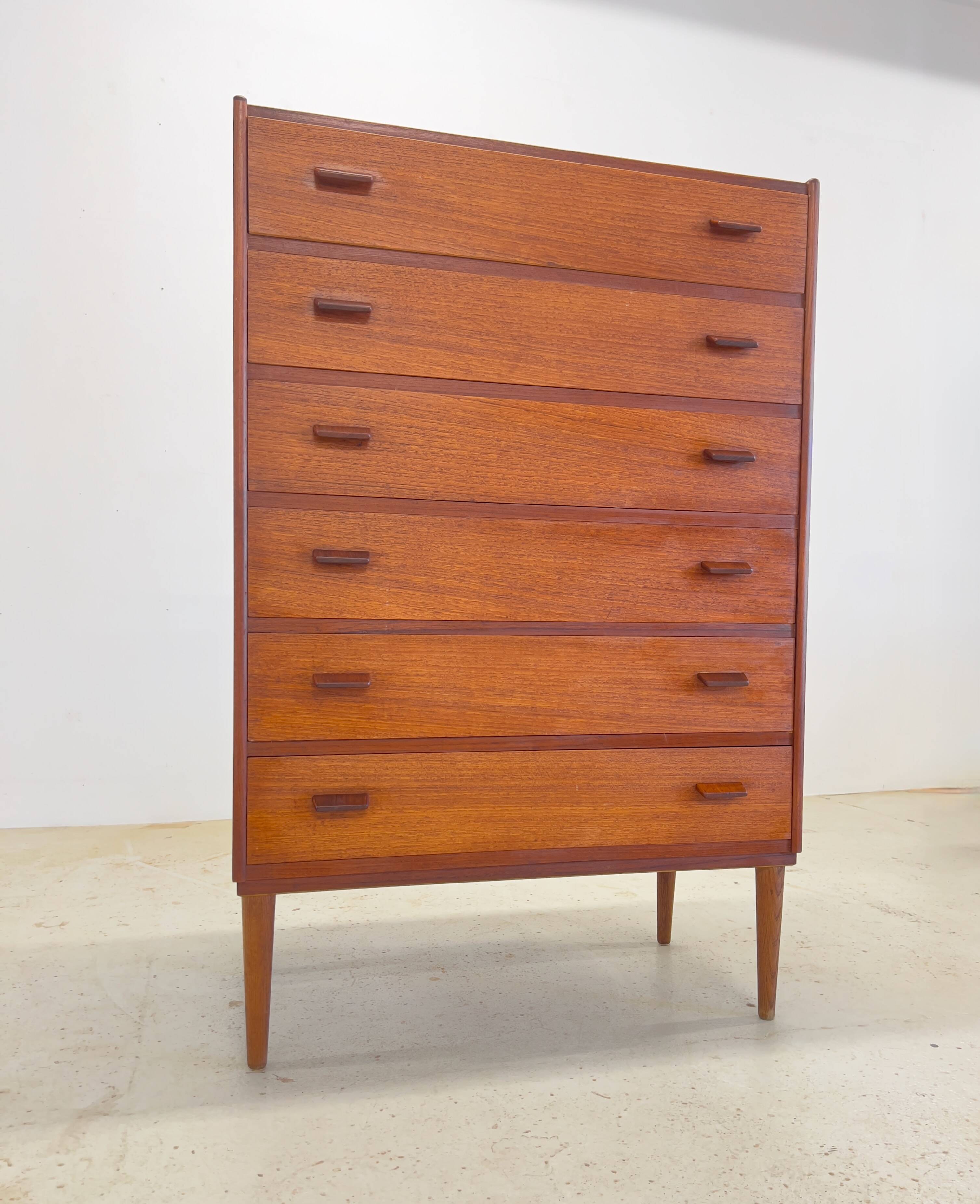 Poul Volther Teak Chest Of Drawers, 1950s.