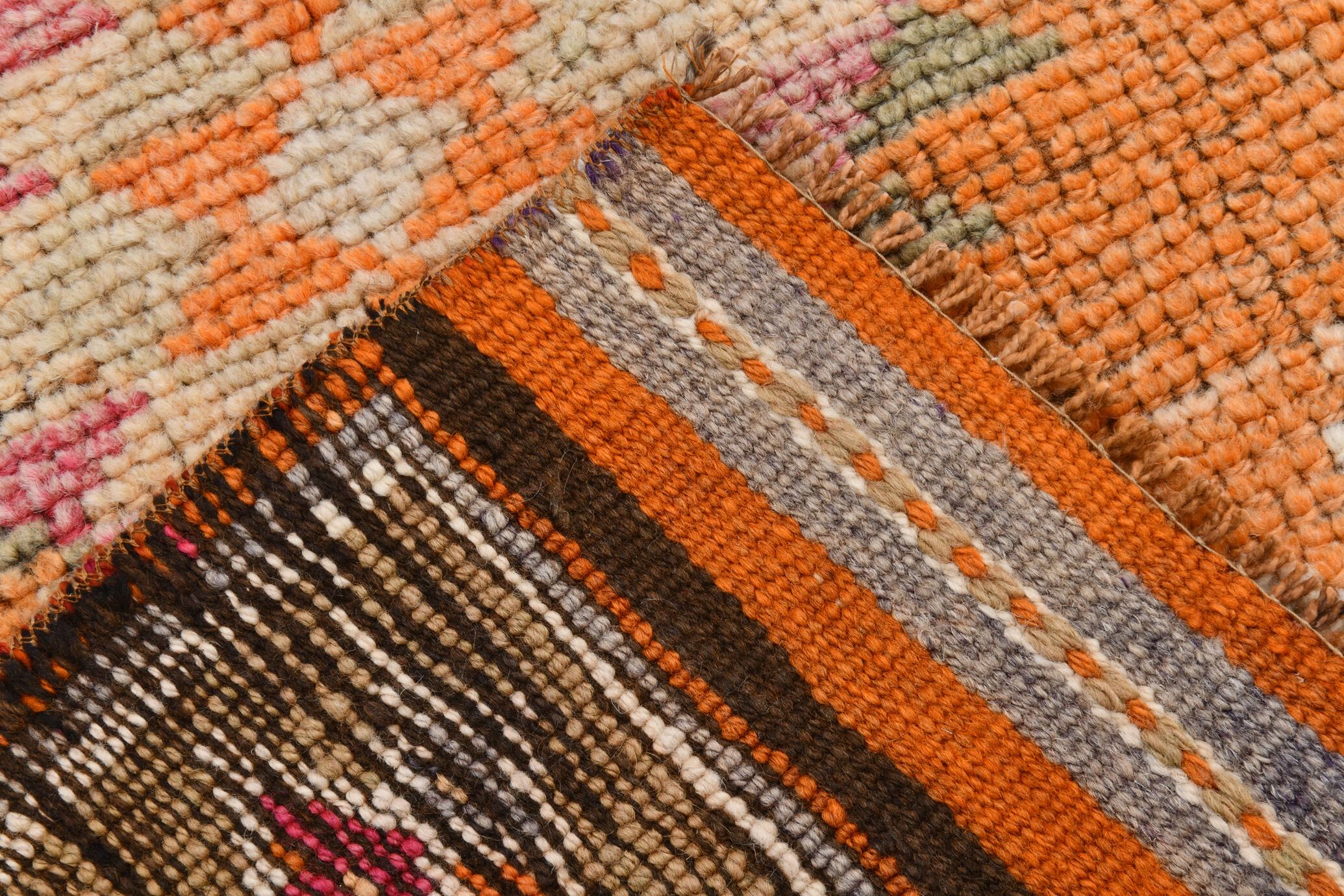 3x13 vintage modern runner rug, 87x391cm