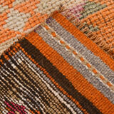 3x13 vintage modern runner rug, 87x391cm