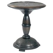 Dutch Art Nouveau occasional table with floral relief decor, 1920s