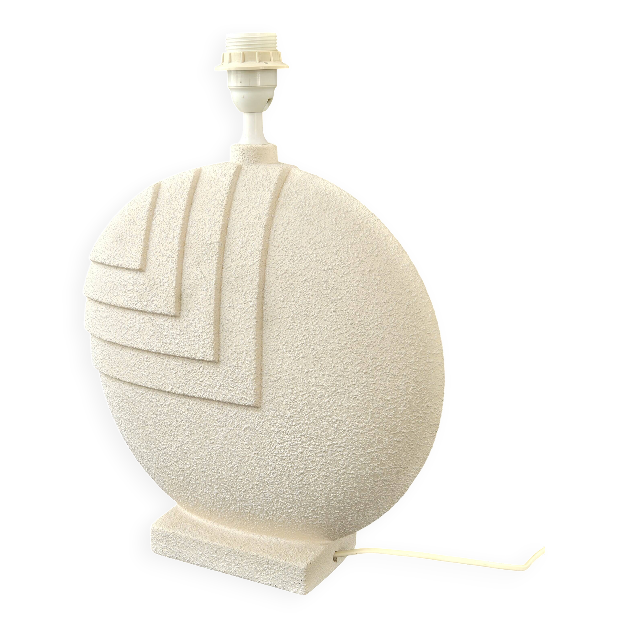 1970s art deco ceramic lamp