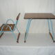 Table and chair child of the 50s