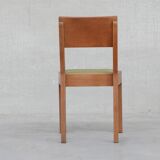 Set of six  art deco dining chairs