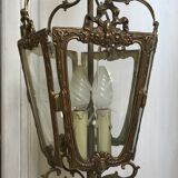 Golden bronze vestibule lantern