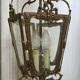 Lanterne de vestibule en bronze doré