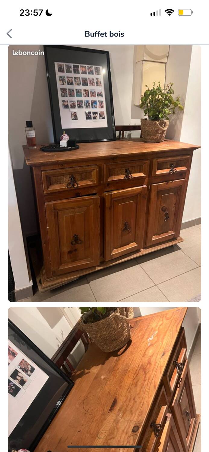 Wooden sideboard