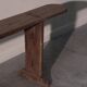 Farmhouse bench in chestnut wood