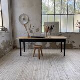 2m pine and oak farmhouse table