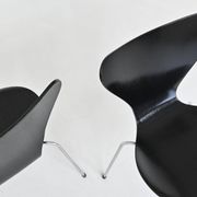 Chaises de salle à manger 'Butterfly' Arne Jacobsen 3107 Fritz Hansen Danemark 1967