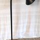 Articulated black metal floor lamp/e-reader – 70s/80s