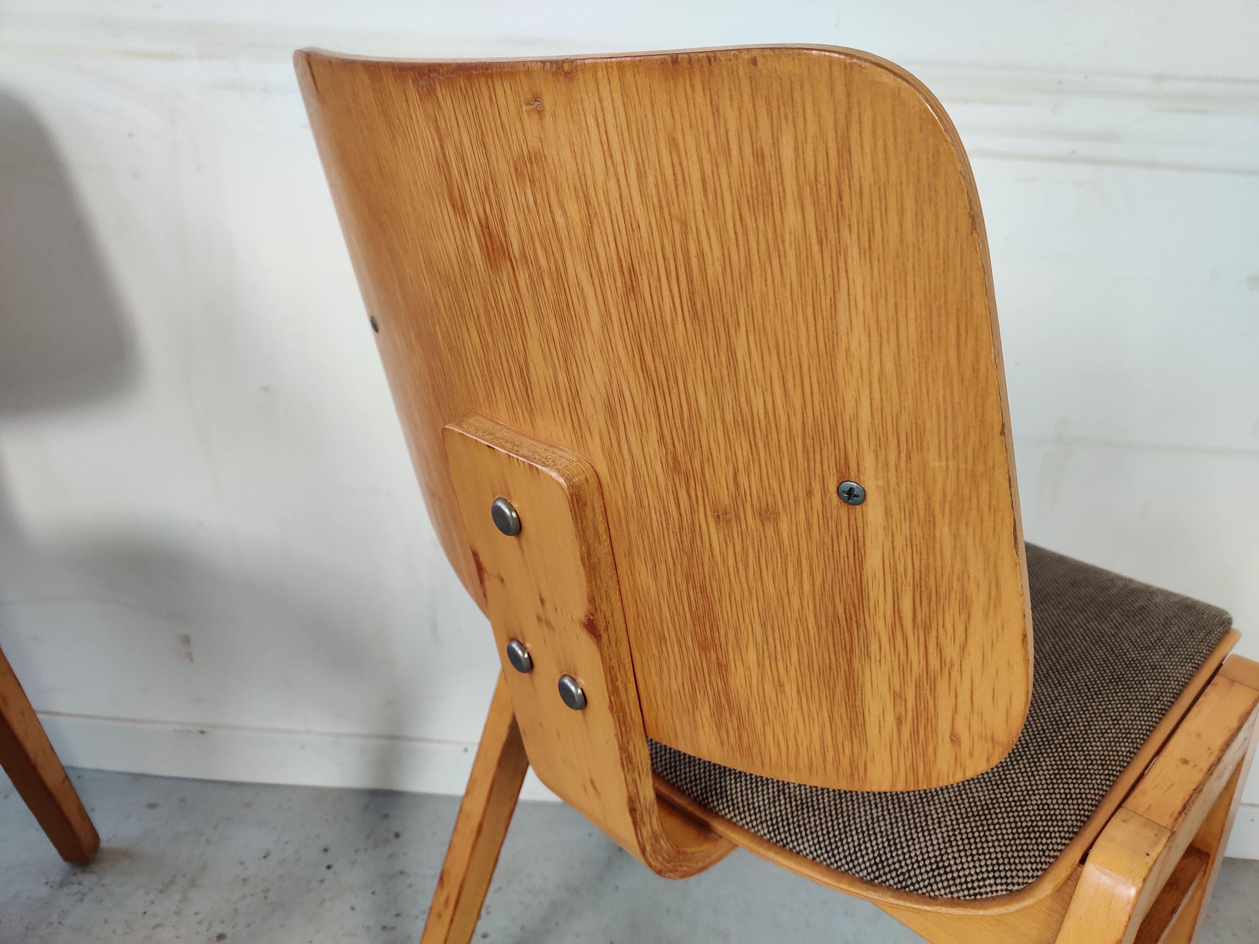 6 vintage Scandinavian chairs 70s