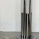 Vintage 1960s Nason, Mazzega, Murano Glass and Metal floor lamp