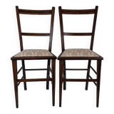 Paire de chaises style anglais art nouveau