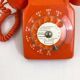 Vintage orange socotel phone