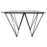 Table basse industrielle des années 1970