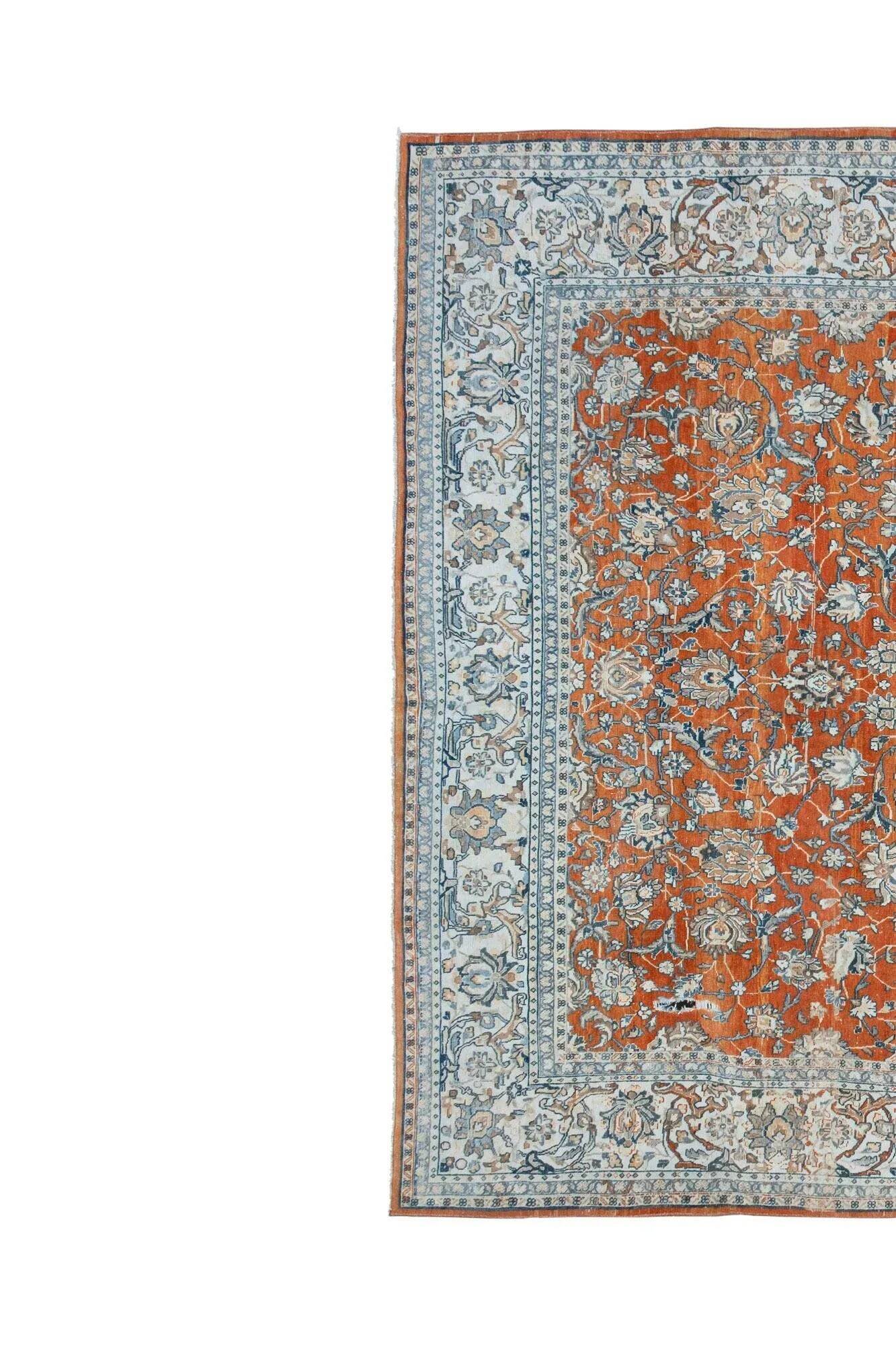 Vintage handmade Turkish rug 265x360 cm