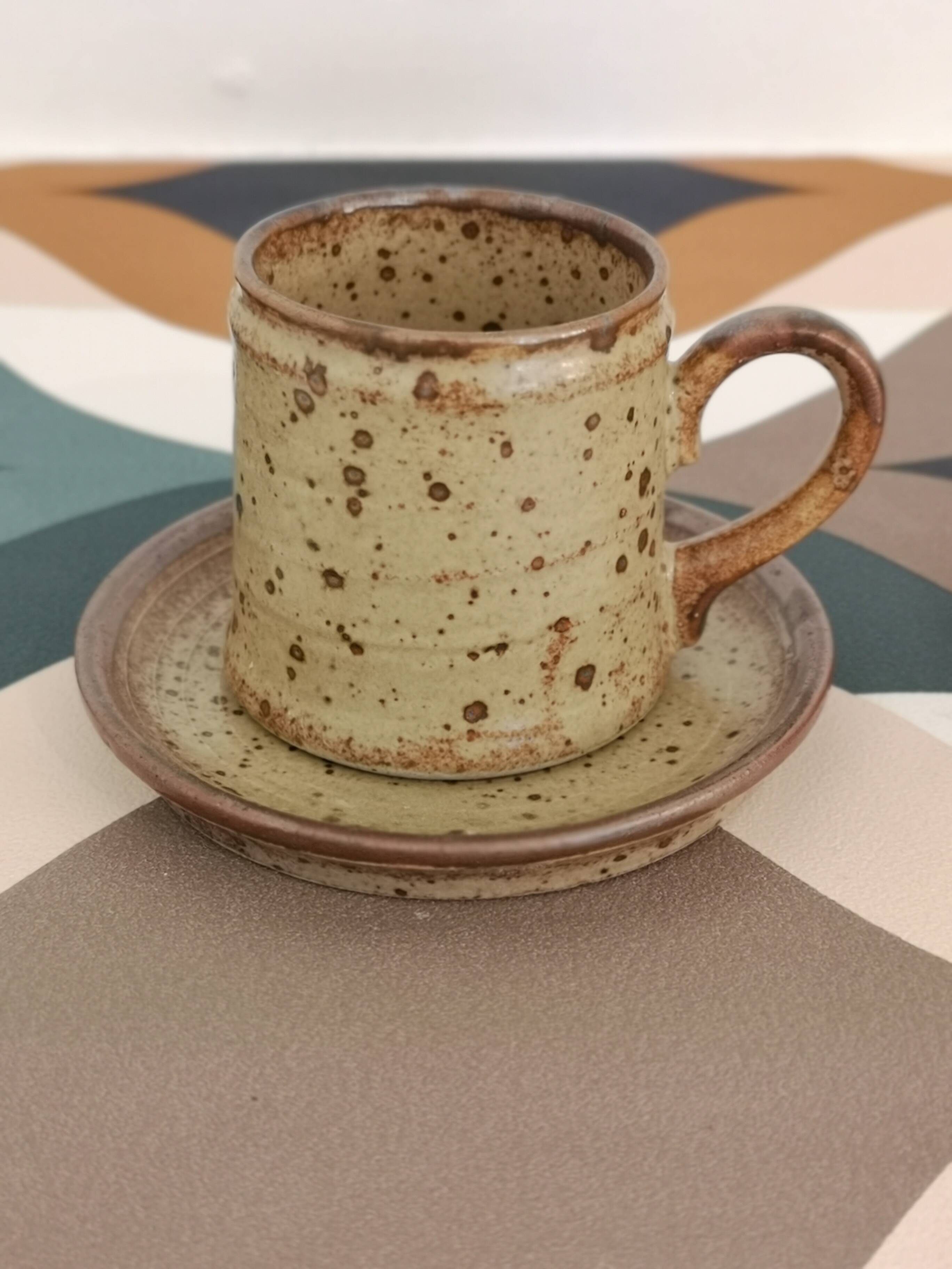 Espresso cups in rockstone model japan