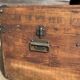 Antique travel trunk