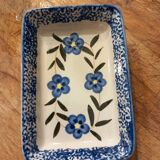 Old rectangular ceramic butter dish/dish