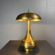 Midcentury Italian modernist brass dome mushroom table lamp, 1960s