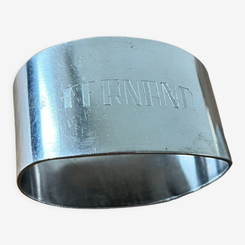 Vintage towel ring engraved "fernand"