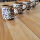 4 tasses à café en grès vintage