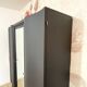 Art Deco wardrobe painted in black