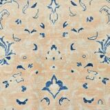 Grand Tapis Persan Ancien – Motifs Médaillon, Laine Nouée Main, 289x376 Cm