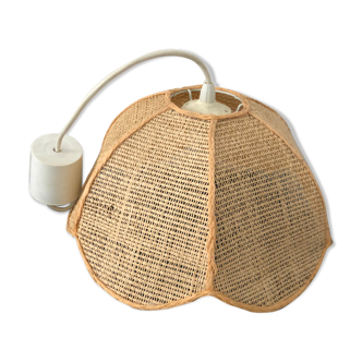 Vintage flower wicker suspension