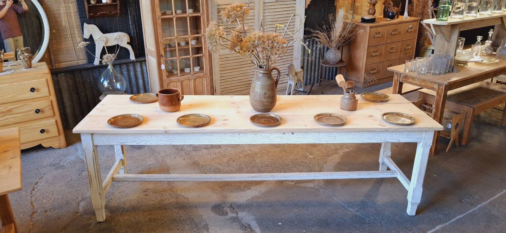 Old farmhouse table