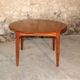 Scandinavian vintage teak dining table with 2 extension cords hidden by Svend Aage Madsen for Knudsen - Son, Denmark