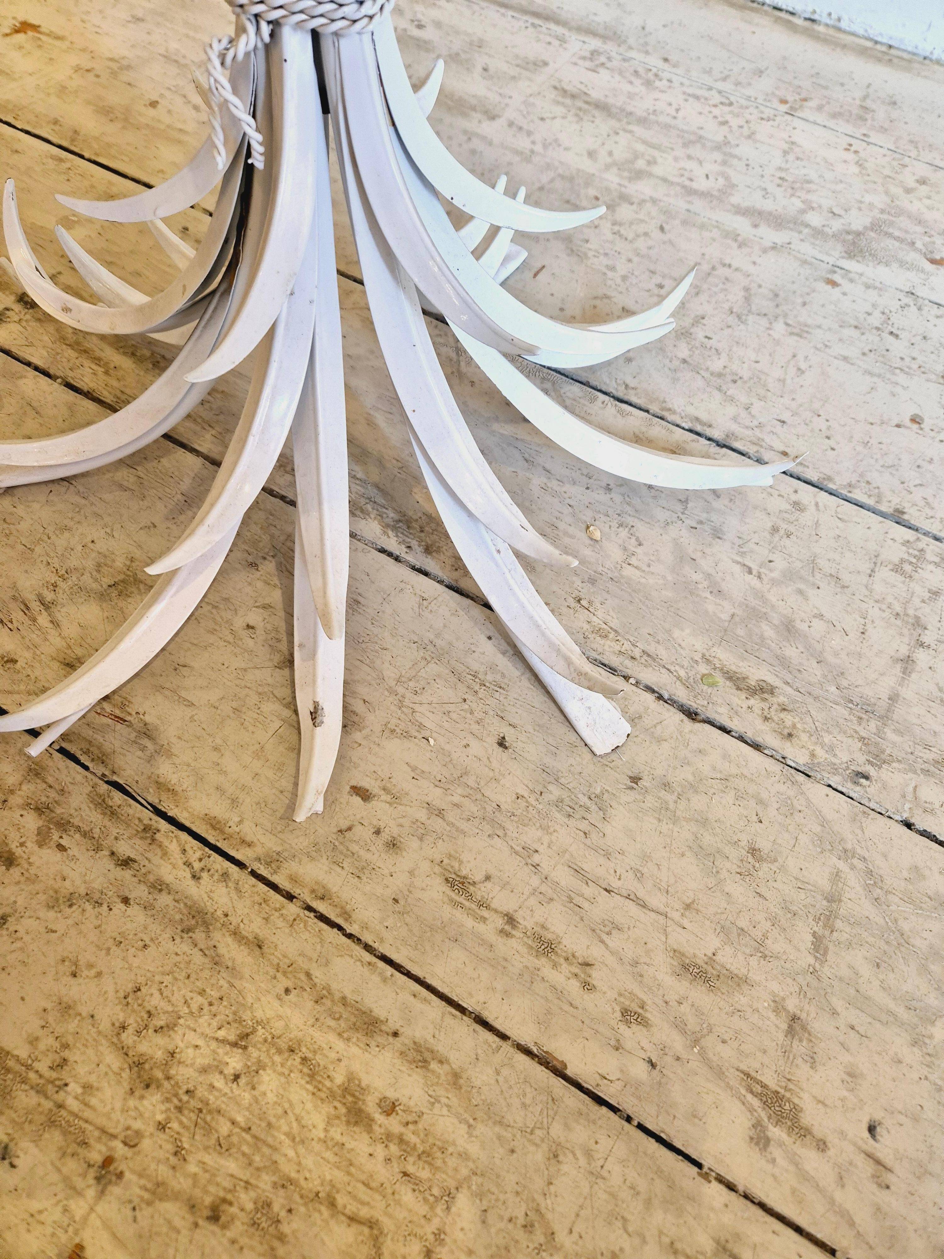 Hans Kögl, "Coco Chanel" - metal side table, Hollywood Regency