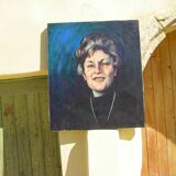 Oil portrait by robertine de vooght