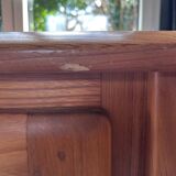 Small varnished wooden buffet