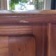 Small varnished wooden buffet
