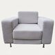 Softline silver grey armchair