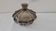 Art Deco smoked glass candy box